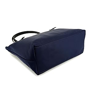 kate spade 濃紺ネイビーバゲットバッグスペード柄 ネイビー（紺）系 BUCKET(バケット) kate spade new york(ケイト